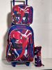 صورة  إليجانت ( Elegant Bag ) طقم شنطة مدرسية بالتروللي ( 3 قطع ) - Spider Man - مقاس 17 