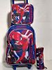 صورة  إليجانت ( Elegant Bag ) طقم شنطة مدرسية بالتروللي ( 3 قطع ) - Spider Man - مقاس 17 