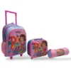 صورة  إليجانت ( Elegant Bag ) طقم شنطة مدرسية بالتروللي ( 3 قطع ) - (Dora) - مقاس 17 