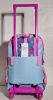 صورة  إليجانت ( Elegant Bag ) طقم شنطة مدرسية بالتروللي ( 3 قطع ) - (Dora) - مقاس 17 