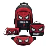 صورة حصرياً طقم 4 قطع تروللي  - براند إليجانت ( Elegant Bag ) طقم شنطة Spider Man- مقاس 17