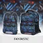 صورة حقيبة مدرسية 2 في 1 قابلة للفصل من Fantastic - تصميم جرافيتي عصري (حقيبة للمدرسة + حقيبة منفصلة للدروس والرياضة)