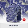 صورة حقيبة مدرسية 2 في 1 قابلة للفصل من Fantastic - تصميم التمويه العسكري باللون الكحلي والبيج