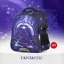 صورة حقيبة ظهر مدرسية أولادي من Fantastic - مقاس 18 - تصميم بوابة الفضاء والمجرة الأرجوانية