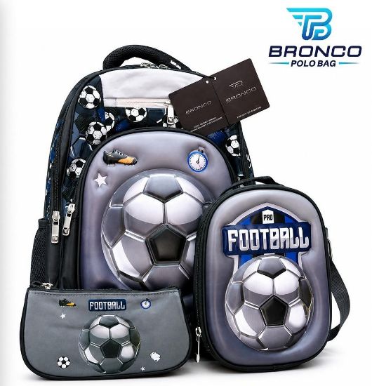 صورة طقم  3 قطع  ( football)من البراند الأصلي Bronco Polo